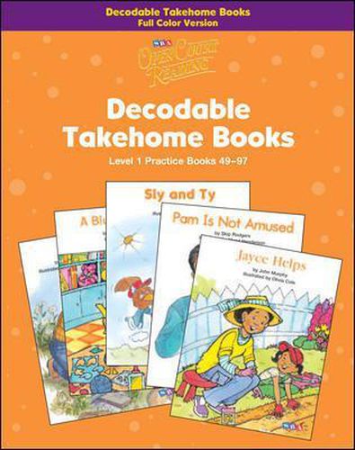 Cover image for Open Court Reading, Practice Decodable Takehome Books (Books 49-97) 4-color (1 workbook of 49 stories), Grade 1