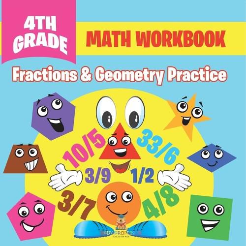 Cover image for 4th Grade Math Workbook