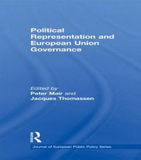 Cover image for Political Representation and European Union Governance