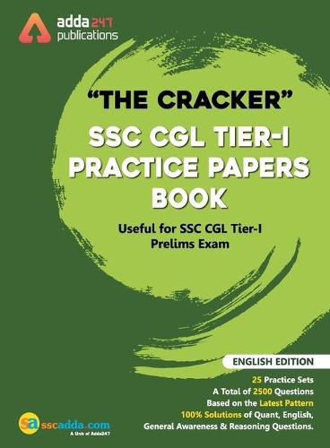 Cover image for The Cracker SSC CGL Tier I Practice Papers Book ( In English Printed Edition)