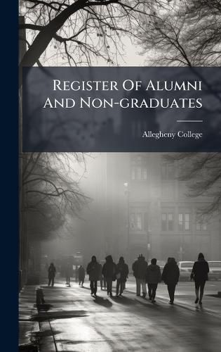 Cover image for Register Of Alumni And Non-graduates