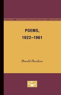 Cover image for Poems, 1922-1961