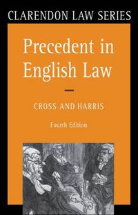 Cover image for Precedent in English Law