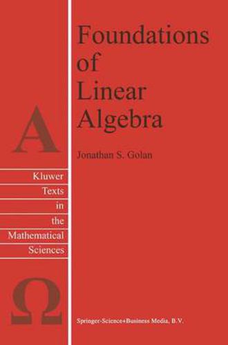 Cover image for Foundations of Linear Algebra