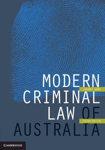 Cover image for Modern Criminal Law of Australia