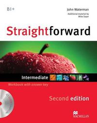 Cover image for Straightforward 2nd Edition Intermediate Level Workbook with key & CD Pack