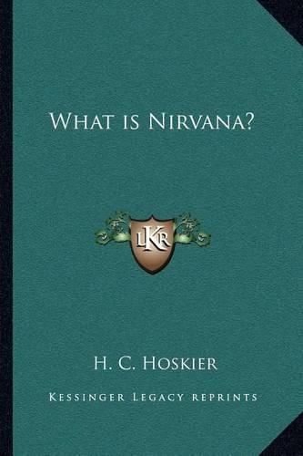 Cover image for What Is Nirvana?