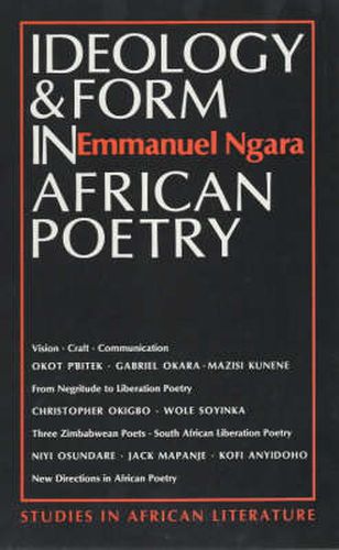 Cover image for Ideology and Form in African Poetry