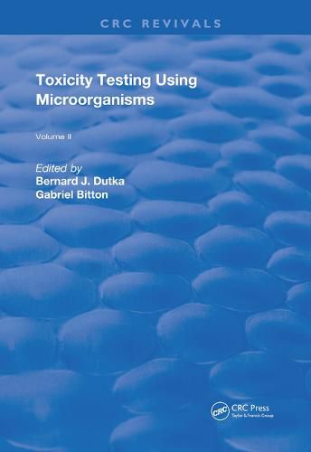 Cover image for Toxicity Testing Using Microorganisms