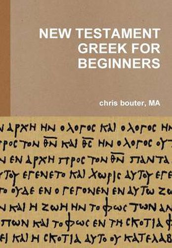 New Testament Greek for Beginners