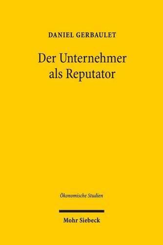 Cover image for Der Unternehmer als Reputator