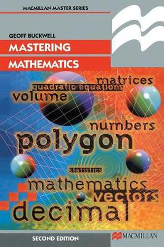 Cover image for Mastering Mathematics
