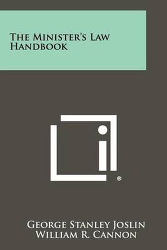 Cover image for The Minister's Law Handbook