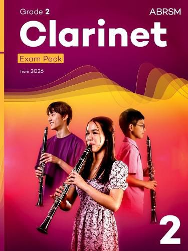 Cover image for Clarinet Exam Pack from 2026, ABRSM Grade 2