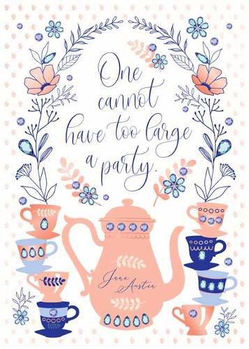 Cover image for Jane Austen Tea Party Birthday Embellished Card