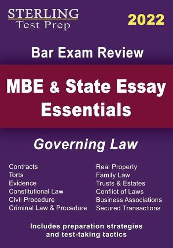 Cover image for MBE and State Essays Essentials: Governing Law for Bar Exam Review