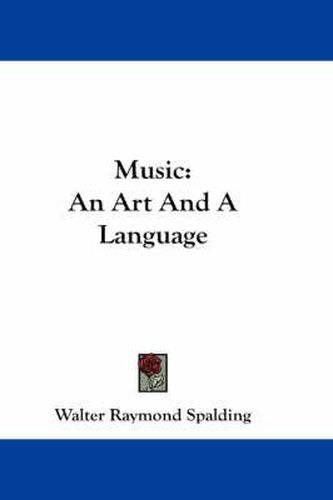 Music: An Art and a Language