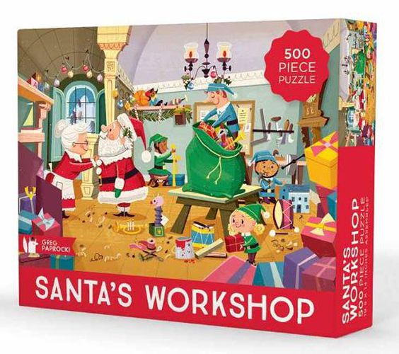 Cover image for Santas Workshop 500 Piece Puzzle