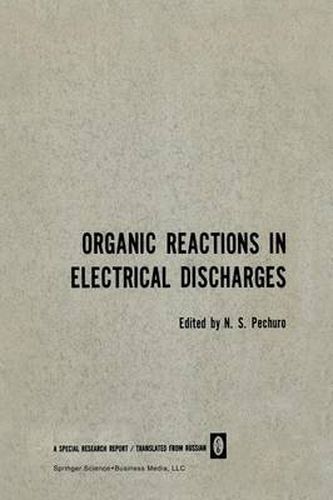 Cover image for Organic Reactions in Electrical Discharges