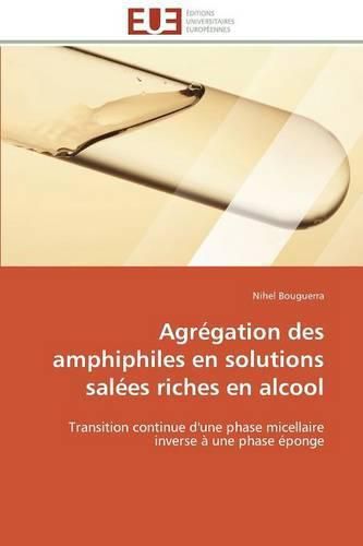 Cover image for Agregation des amphiphiles en solutions salees riches en alcool