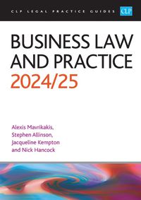 Cover image for Business Law and Practice 2024/2025