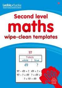 Cover image for Second Level Wipe-Clean Maths Templates for CfE Primary Maths: Save Time and Money with Primary Maths Templates