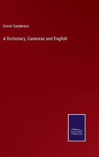 Cover image for A Dictionary, Canarese and English