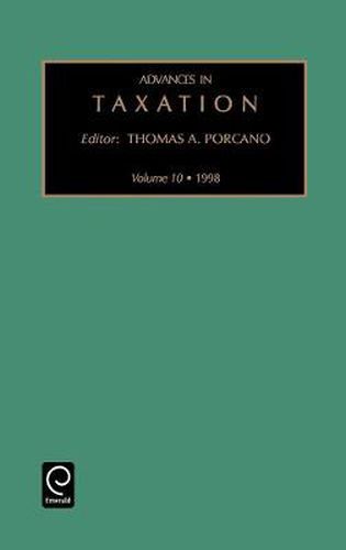 Cover image for Advances in Taxation