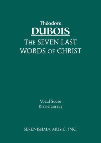 Cover image for The Seven Last Words of Christ - Vocal Score