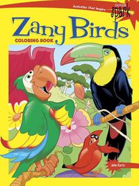 Cover image for SPARK Zany Birds Coloring Book