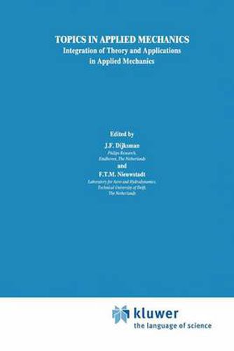 Cover image for Topics in Applied Mechanics: Integration of Theory and Applications in Applied Mechanics