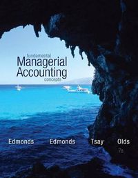 Cover image for Fundamental Managerial Accounting Concepts with Connect Plus