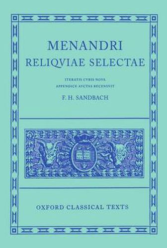 Menander Reliquiae Selectae
