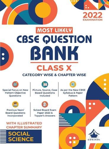 Cover image for Most Likely Question Bank - Social Science: Cbse Class 10 for 2022 Examination