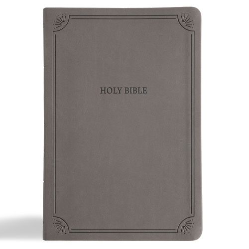 Cover image for NASB Large Print Thinline Bible, Value Edition, Charcoal Leathertouch