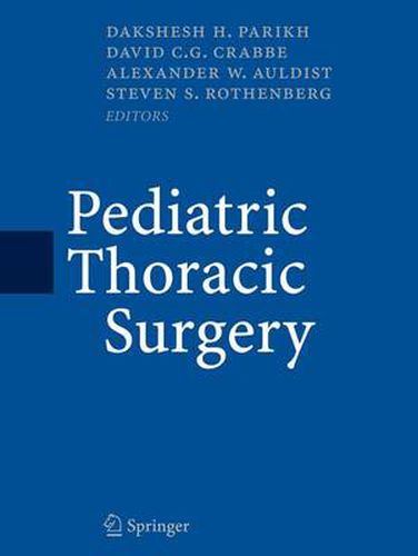 Cover image for Pediatric Thoracic Surgery