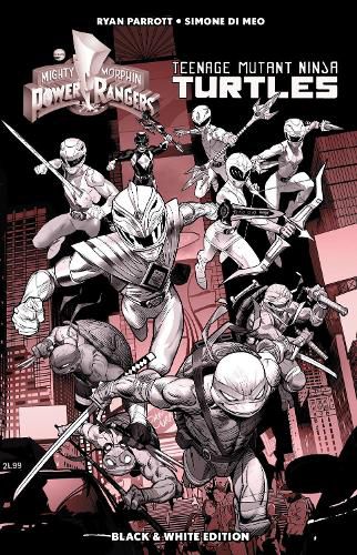 Cover image for Mighty Morphin Power Rangers/Teenage Mutant Ninja Turtles B&W Limited Edition