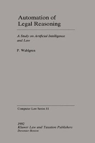 Cover image for Automation of Legal Reasoning