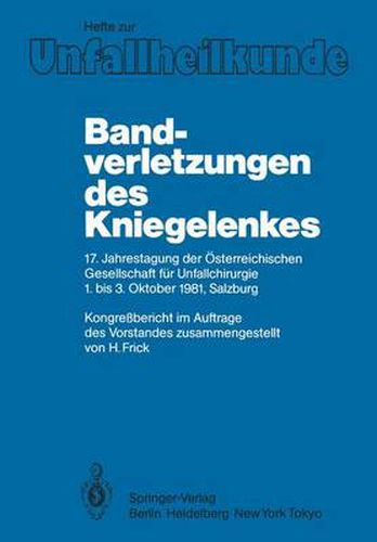 Cover image for Bandverletzungen des Kniegelenkes