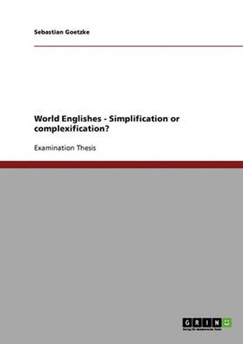 Cover image for World Englishes - Simplification or complexification?