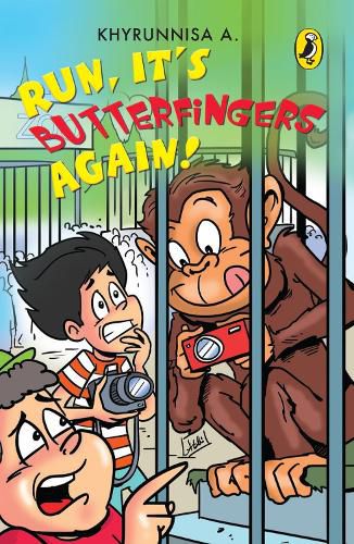 Cover image for Run, It's Butterfingers Again!