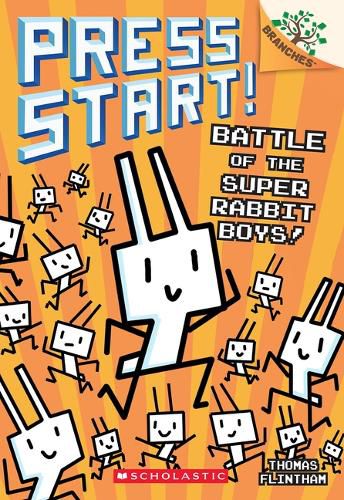 Cover image for Battle of the Super Rabbit Boys!: A Branches Book (Press Start! #18)