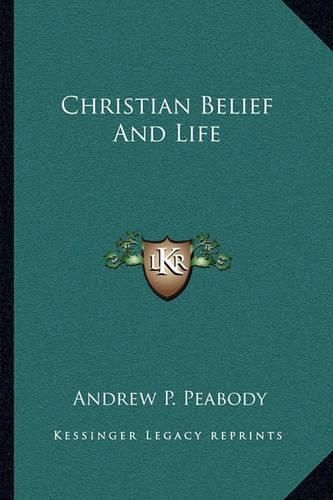 Christian Belief and Life