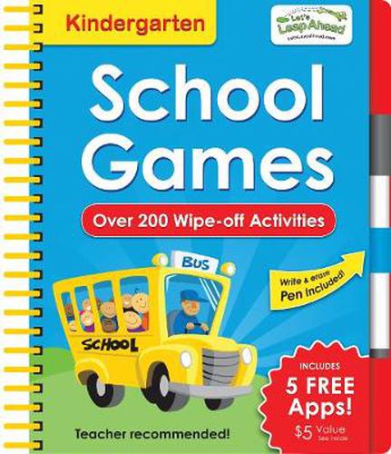 Cover image for Let's Leap Ahead Kindergarten School Games