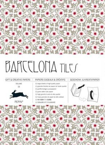 Cover image for Barcelona Tiles: Gift & Creative Paper Book Vol. 36