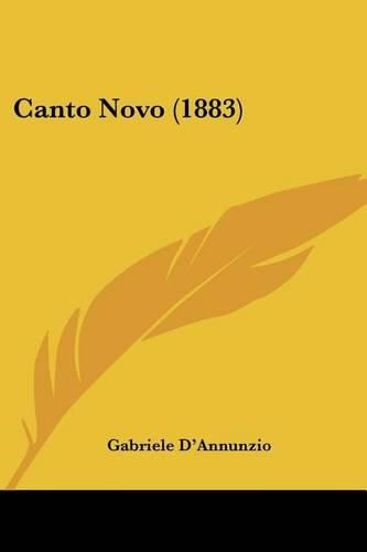 Cover image for Canto Novo (1883)