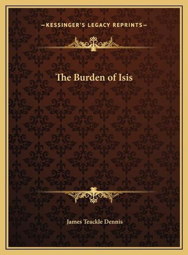 Cover image for The Burden of Isis