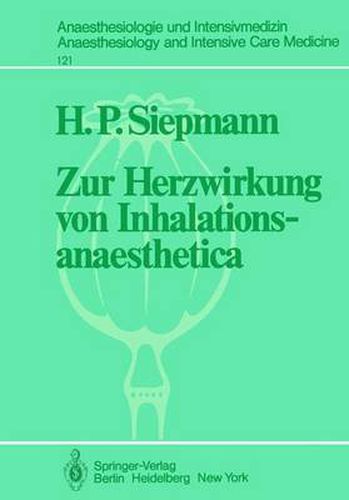 Cover image for Zur Herzwirkung von Inhalationsanaesthetica