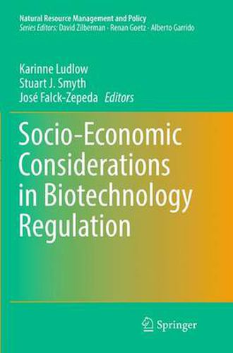 Cover image for Socio-Economic Considerations in Biotechnology Regulation