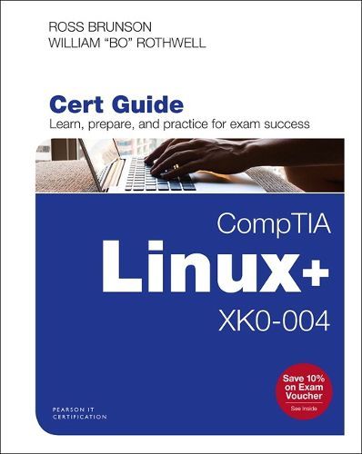 Cover image for CompTIA Linux+ XK0-004 Cert Guide